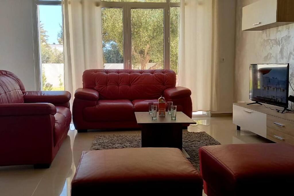 Magnifique Villa Avec Piscine Sur L'Ile De Djerba Pour Vacances Arkou Exterior photo